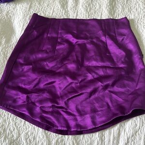 Purple Zara mini skirt